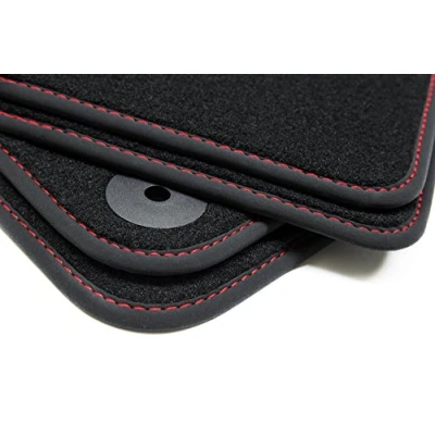 Abbildung von teileplus24 Auto Fußmatten 106 Velours Set kompatibel mit Skoda Octavia 3 2012 2020