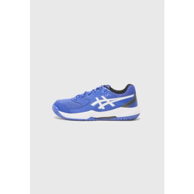 Abbildung von Asics GEL Dedicate 8 Unisex Multicourt Tennisschuh für Kinder, Größe: 33.5, Dark cobalt/white Schuhe