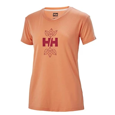 Abbildung von Helly Hansen Damen Skog Graphic T Shirt, Melon, XS