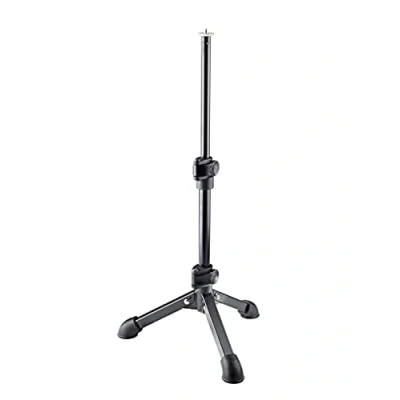Abbildung von K&amp;M 23150 Tischstativ Stahl, Schwarz Stufenlos 23 43 cm Höhe, 1/4“ Gewindeanschluss Für Kamera, Recorder, Foto