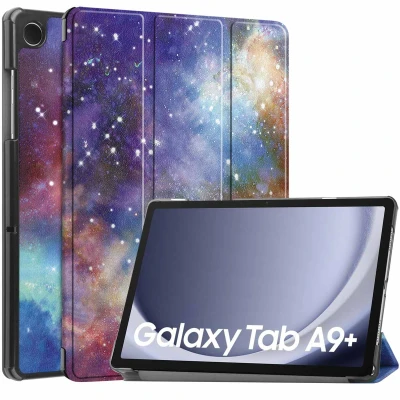 Abbildung von Design Trifold Klapphülle für das Samsung Galaxy Tab A9 Plus Space