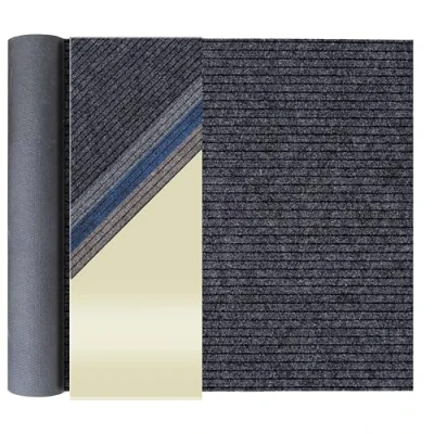 Abbildung von Primaflor Sauberlauf Atlas, Anthrazit, 4,00m x 1,50m, Rutschfester Schmutzfangläufer Meterware, Robuster Küchenläufer nach Maß, Zuschneidbarer Teppichläufer, Eingangsmatte für Flur &amp; Windfang