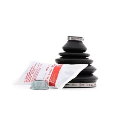 Abbildung von FEBI BILSTEIN 30142 Achsmanschette Thermoplast mit Fett, Achsmutter Schellen VOLKSWAGEN: Golf 4 Variant, Schrägheck, Caddy 3 Kombi