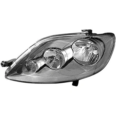Abbildung von VAN WEZEL 5895961 Scheinwerfer links H7/H7 gelb mit Abblendlicht, Blinklicht, Positionslicht für Rechtsverkehr Stellmotor LWR PX26d