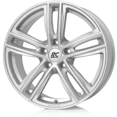 Abbildung von RC Design 5 loch 16Zoll 100mm Alufelge RC27 Kristallsilber lackiert 0620072853 Felge