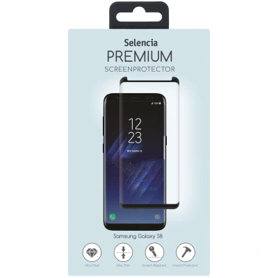 Abbildung von Samsung Galaxy S8 Panzerglas Selencia Premium Displayschutz Gehärtetes Glas Screen Protector aus gehärtetem für das