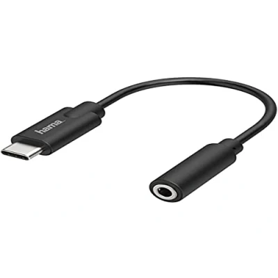 Abbildung von Hama Audio Adapter, USB C Stecker 3,5 mm Klinke Buchse, Adapter