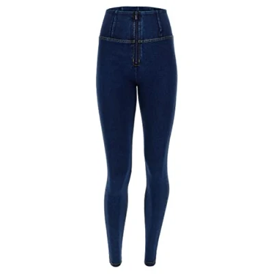 Abbildung von Freddy PUSH UP WR Superskinny VITA ALTA CON ZIP Stoffhose, Damen, Größe: Medium, Denim scuro