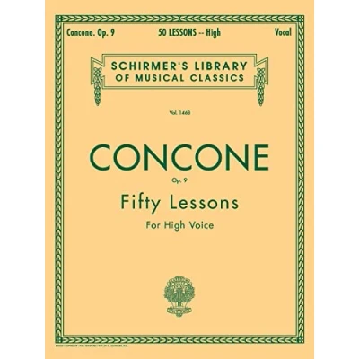 Abbildung von 50 Lessons, Op. 9: High Voice: Schirmer Library of Classics Volume 1468 Voice