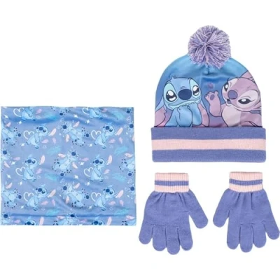 Abbildung von Disney 3 SET Pieces Stitch Fingerhandschuh für Kinder, Größe: One Size, Blue