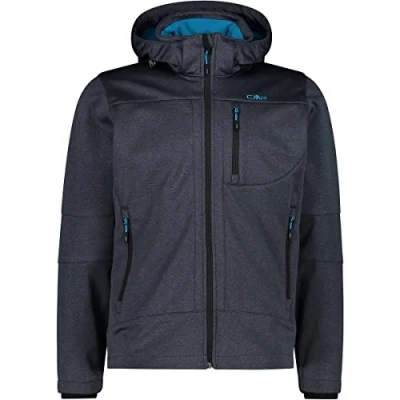 Abbildung von CMP Herrenjacke mit Kapuze und Reißverschluss, Titan Mel., 56