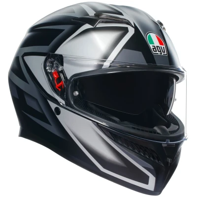 Abbildung von AGV K3 Integralhelm compound matt schwarz / grau XL
