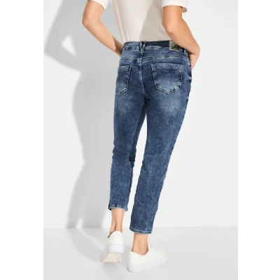 Abbildung von Cecil Casual Jeans Slim Fit, Damen, Größe: 29, Blau