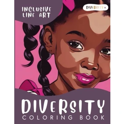 Abbildung von diversity Coloring Book Multicultural for Kids about and inclusion resources antiracist black girls: ... Biracial Curly Hair