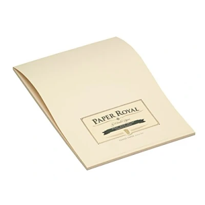Abbildung von Rössler Papier 2002831008 Paper Royal Briefblock DIN A4, 40 Blatt, chamois gerippt