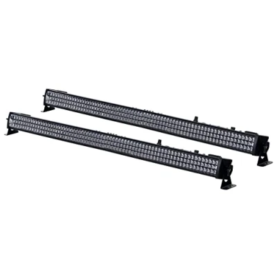 Abbildung von Showlite SB 216 LED Stage Bar 2x Set Stück RGB LEDs à 10 mm Lichteffekt Bühnenlicht Discolicht 6 DMX Modi Stroboskop Effekt Schwarz