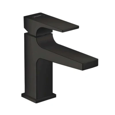 Abbildung von hansgrohe Waschtischarmatur &quot;Metropol&quot;, 10cm, mit Hebelgriff für Handwaschbecken Push Open Ablauf