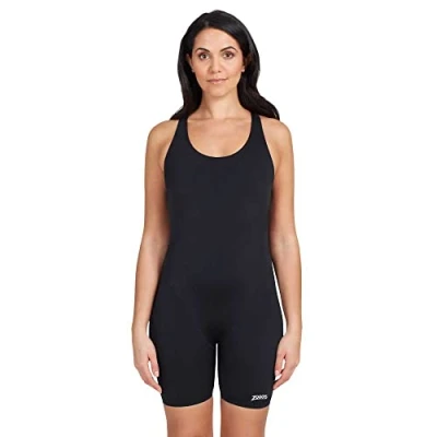 Abbildung von Zoggs Damen Cottesloe Legsuit Bademode, Schwarz, 60
