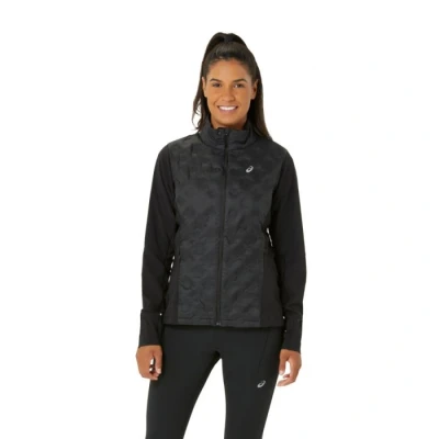 Abbildung von Asics ROAD Winter Jacket Laufjacke, Damen, Größe: Small, Performance black