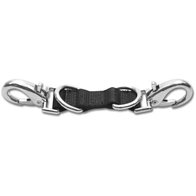 Abbildung von Waldhausen Longiergebissstück Double Schwarz 18cm