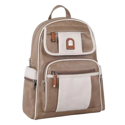 Abbildung von ITALYSHOP24 Rucksack Damen CityRucksack Tasche Umhängetasche, Tagesrucksack Daypack Handtasche Stadtrucksack BackPack