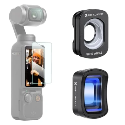 Abbildung von K&amp;F Concept Weitwinkelobjektiv &amp; Anamorphotisches Objektiv für DJI Osmo Pocket 3