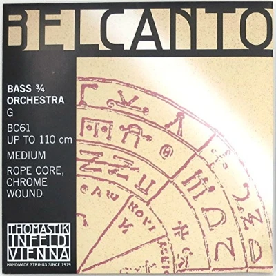 Abbildung von G 3/4 Belcanto Kontrabass mit Chromdrahtkern