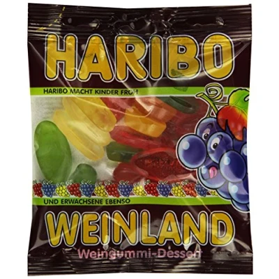 Abbildung von Haribo Weinland Weingummi,30er Pack (30x 100 g Beutel)