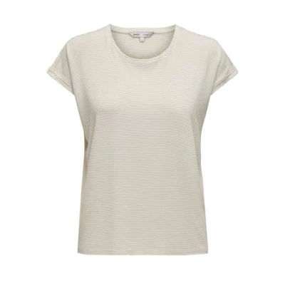 Abbildung von ONLY Tshirt print, Damen, Größe: Large, Bianco