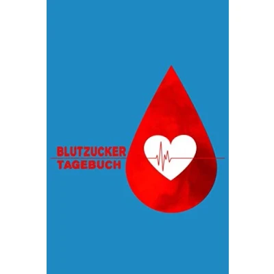 Abbildung von Blutzucker Tagebuch: Diabetes Tagebuch. Sehr übersichtlich gestaltete Seiten zum eintragen der Butzuckerwerte.