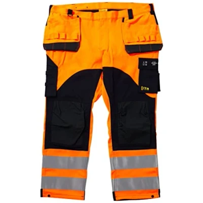 Abbildung von Blaklader 158915135389D120 Multinorm Inhärent Arbeitshose, High Vis Orange/Marineblau, Größe D120