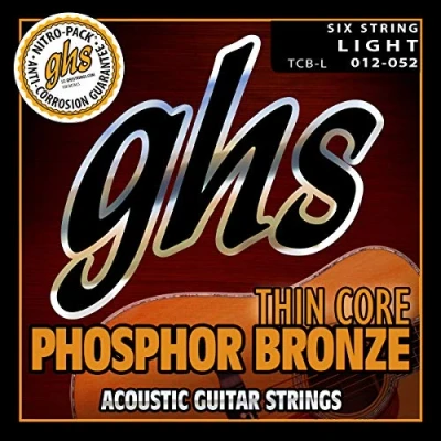 Abbildung von GHS Thin Core Phosphor Bronze TCB L Acoustic Guitar String Set, Light, .012&quot; .052&quot;