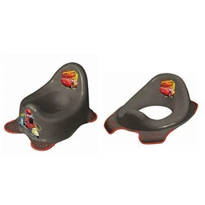 Abbildung von Disney Cars metallic Kindertopf + WC Aufsatz