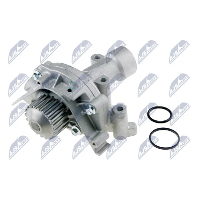 Abbildung von NTY CPW CT 035 Wasserpumpe 20 mit Dichtungen mechanisch 60mm zweiteiliges Gehäuse, Aluminiumgehäuse PEUGEOT: 407 SW, 206 Schrägheck
