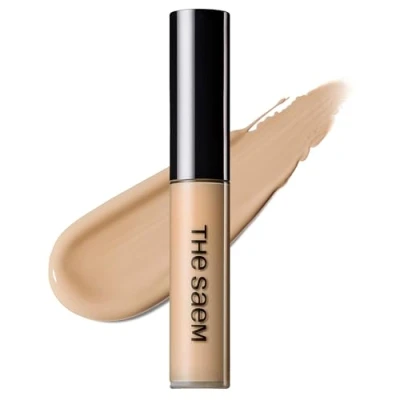 Abbildung von THESAEM Cover Perfection Tip Concealer SPF28 PA++ 6,5g # Contour Beige Konturierender Concealer, Haaransatz, Nasenseiten und Wangenknochen