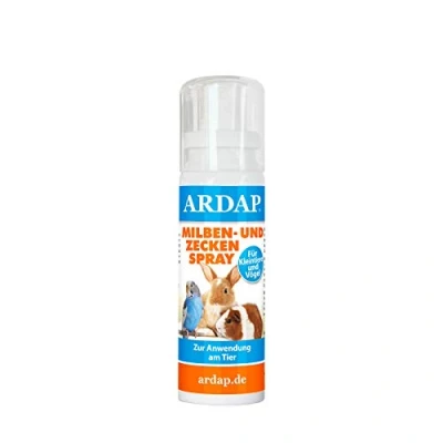 Abbildung von ARDAP Insektenspray Milben und Zeckenspray für Kleintiere Vögel 100ml