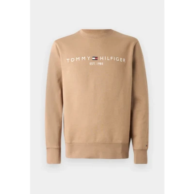Abbildung von Tommy Hilfiger LOGO Sweatshirt, Herren, Größe: Medium, Timeless camel