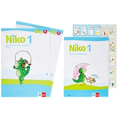 Abbildung von Niko 1: Paket: Arbeitsheft zur Fibel in Grundschrift, Grundschriftlehrgang Klasse 1 (Niko. Ausgabe ab 2020)