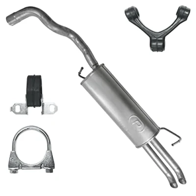 Abbildung von Endtopf Auspuff für Toledo 2 II Octavia 1 I VW Golf 4 IV 1.9 TDI