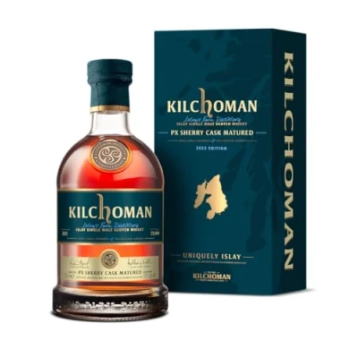 Abbildung von Kilchoman PX Sherry Cask Matured Islay Single Malt Scotch Whisky 2023 50% Vol. 0,7l in Geschenkbox