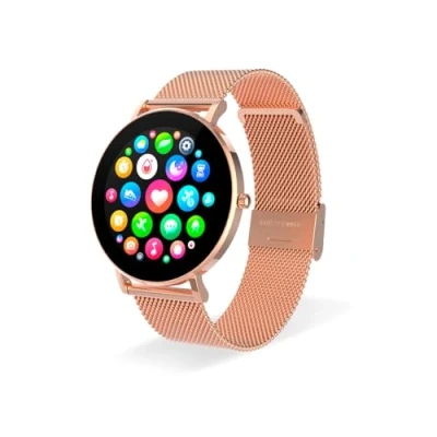 Abbildung von DCU Technogic Smartwatch, superdünn, Modell Boulevard, Gorilla Glass Amoled Display 1,3 Zoll, 14 Sportmodi