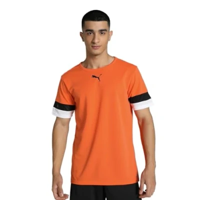 Abbildung von Puma Teamrise Tshirt print, Herren, Größe: Small, Arancione