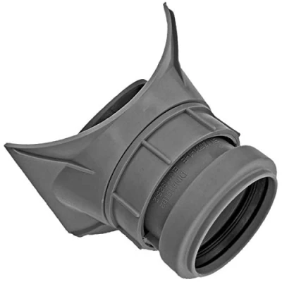 Abbildung von Schraubabzweig an HT Rohr DN 110 mit Abzweig 50 Abflussleitung Abwasser Airfit