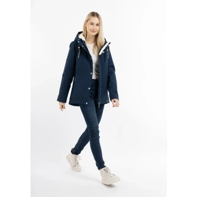 Abbildung von Schmuddelwedda Damen Winterjacke aus recyceltem Polyester XS / Marine 100%