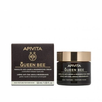 Abbildung von Apivita Tagescreme Face Care Queen Bee Absolute AntiAging &amp; Regenerating Creme Rich 50 ml