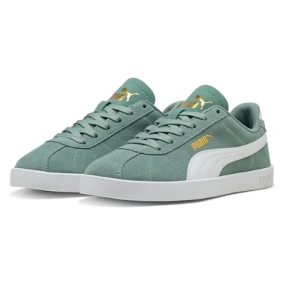 Abbildung von Puma CLUB II JR Unisex Sneaker low für Kinder, Größe: 35.5, Green moon/white Schuhe