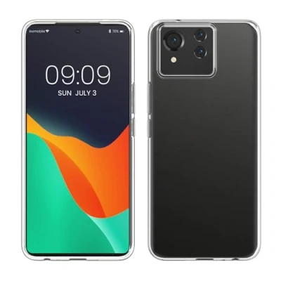 Abbildung von kwmobile Hülle kompatibel mit ASUS Zenfone 11 Ultra Silikon Handyhülle Transparent Handy Case in