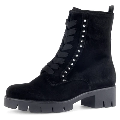 Abbildung von Gabor Combat Plateaustiefelette, Damen, Größe: 37, Schwarz Schuhe