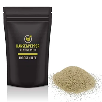 Abbildung von 250g Trockenhefe für Pizza Brot Brotteig Backhefe Kuchen Hefe vegetarisch vegan Instant natürlich vom Hanse&amp;Pepper Gewürzkontor