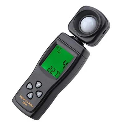 Abbildung von Beleuchtungsmessgerät, Fydun AS803 Tragbares Belichtungsmesser Digitales Beleuchtungsstärkemessgerät 200.000 Luxmeter Lichtmessung Photometer mit Schneller Reaktion und LCD Display